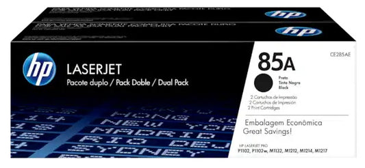 HP - 85A 2-pack Original LaserJet Toner Cartridges, Per cartridge: 1,600 - Black