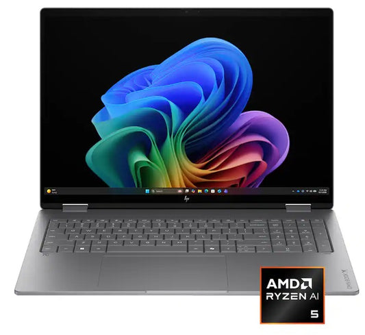 HP - OmniBook X Flip 2-in-1 - 16" 2K OLED Touchscreen Laptop - Intel Core Ultra 7 (2026) - 16GB Memory - 1TB SSD