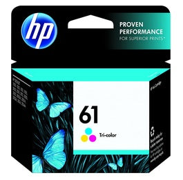 HP 61 Tri-Color Ink Cartridge, CH562WN