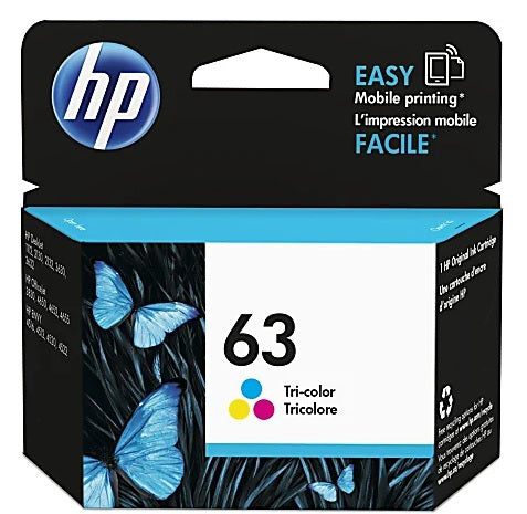 HP63 Tri-ColorInkCartridge_F6U61AN