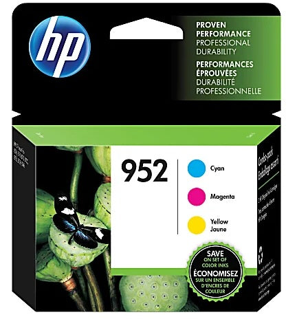 HP 952 Cyan, Magenta, Yellow Ink Cartridges